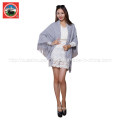 100% Women′s Cashmere /Yak Wool Embroidered Shawl/Scarf